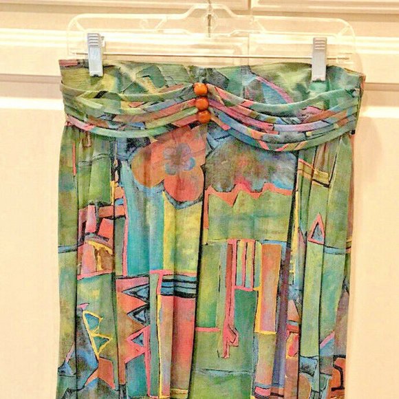 INGROUP SZ 14/16 MULTICOLOR SKIRT & TOP & OUTER JACKET 3 PIECE SET - Picture 4 of 13